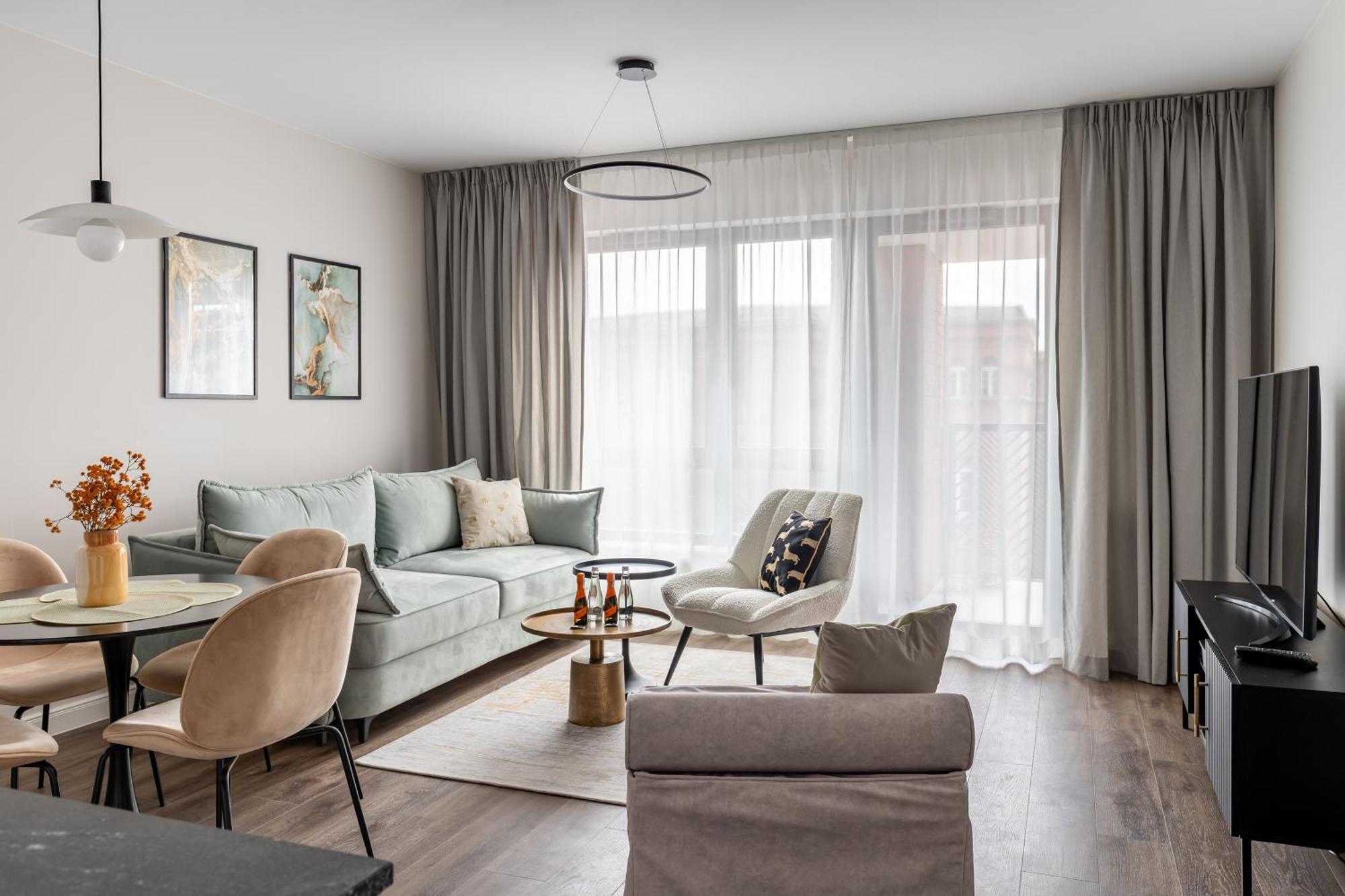 Scala City Center Premium Apartments With Parking By Lion Apartments Gdansk Exterior photo